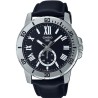 CASIO COLLECTION Mod. DIVER DATE LEATHER - BLACK MTP-VD200L-1BUDF